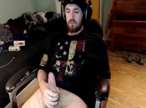 I busted so hard I hit my beard